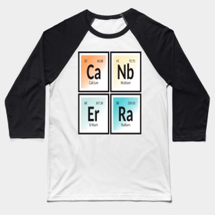 Canberra Periodic Table Baseball T-Shirt